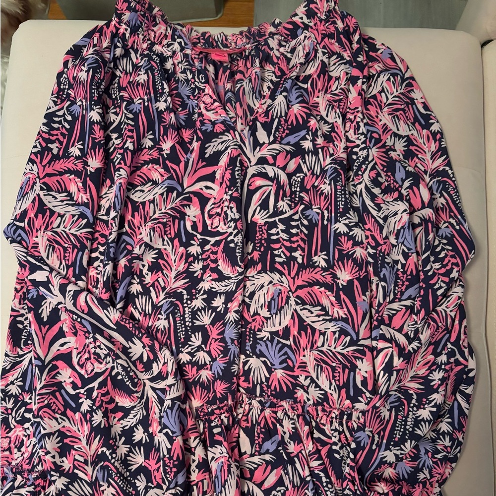 NWOT Lilly Pulitzer long sleeve blouse size L